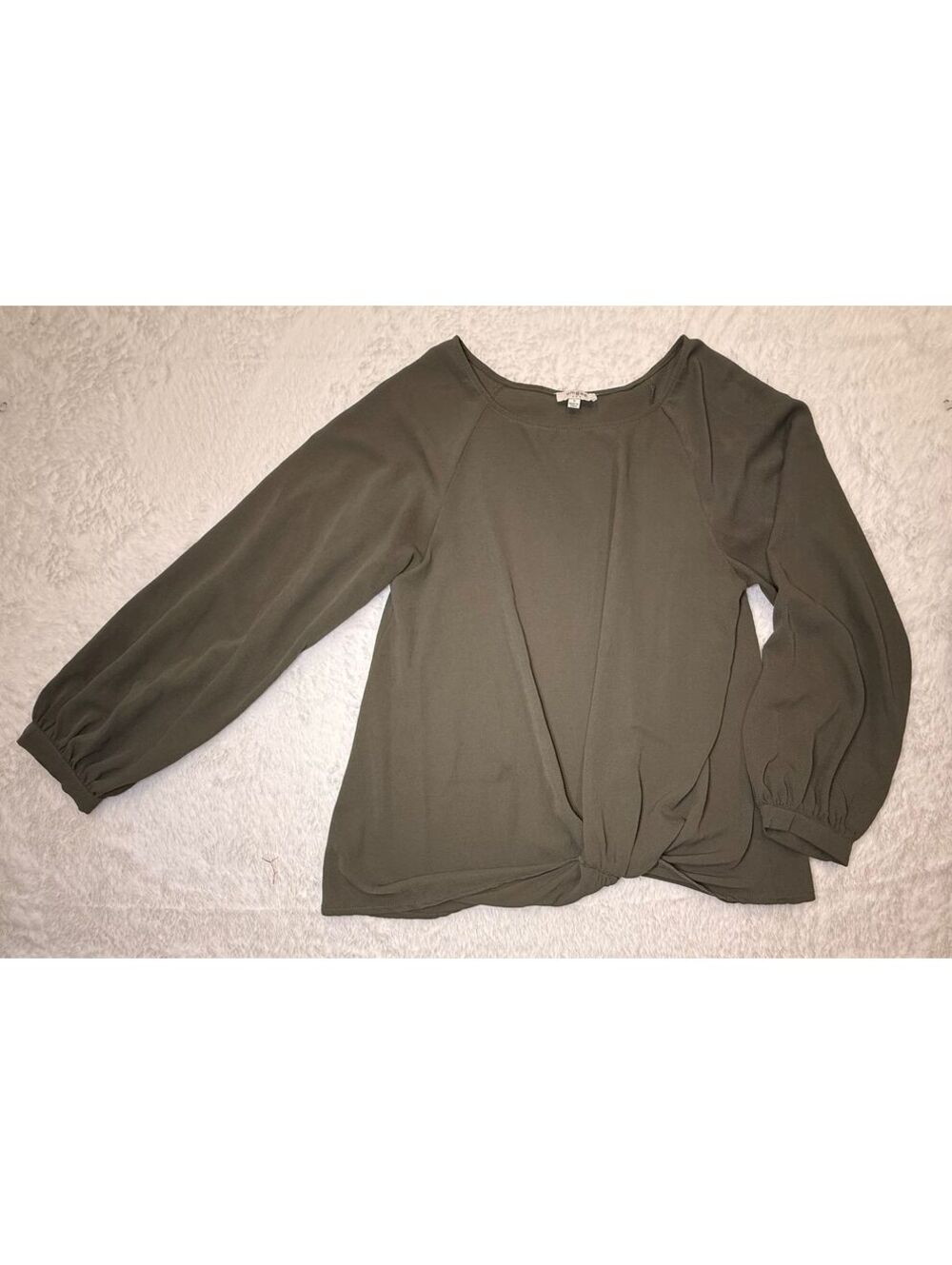 Umgee Olive Long Sleeve Top